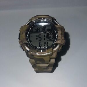 Camouflage Digital Sports Watch